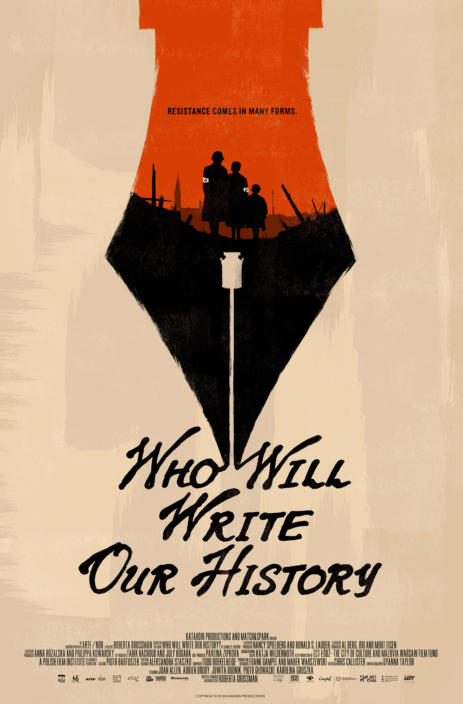 Poster for the film Who Will Write Our History